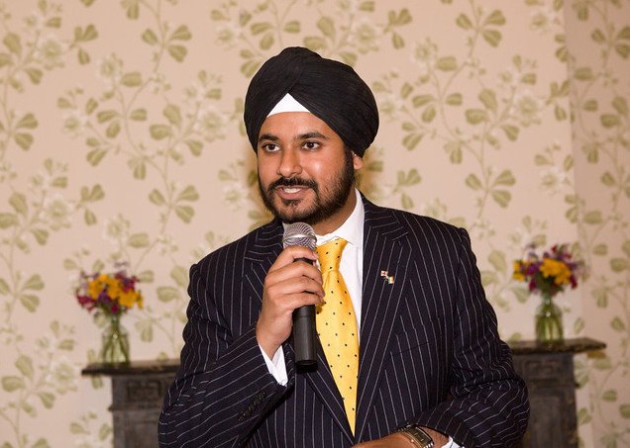 Varinder hosts reception in Valentines Mansion for distinguished members of Redbridge's Indian community (July 2015)